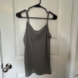 Ribbed Gray Tank